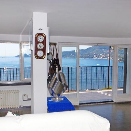 Nautilus Vista Mare Mozzafiato A 180 Gradi- Posto Auto Privato - 2 Camere Matrimoniali Piu 1 Divano Letto Singolo-Sky,Netflix-Wifi 200Mg Rapallo Eksteriør bilde