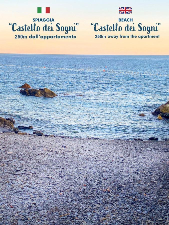 Nautilus Vista Mare Mozzafiato A 180 Gradi- Posto Auto Privato - 2 Camere Matrimoniali Piu 1 Divano Letto Singolo-Sky,Netflix-Wifi 200Mg Rapallo Eksteriør bilde