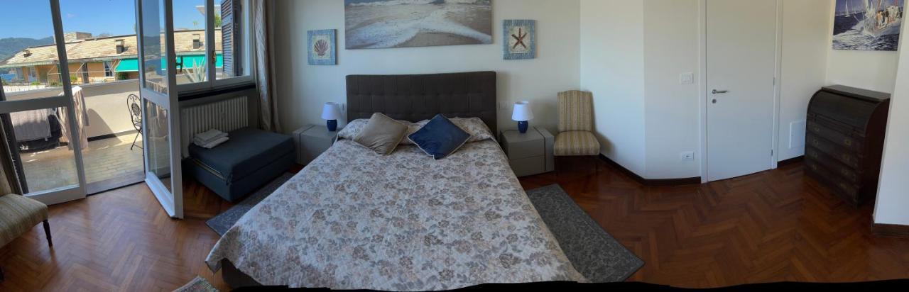 Nautilus Vista Mare Mozzafiato A 180 Gradi- Posto Auto Privato - 2 Camere Matrimoniali Piu 1 Divano Letto Singolo-Sky,Netflix-Wifi 200Mg Rapallo Eksteriør bilde