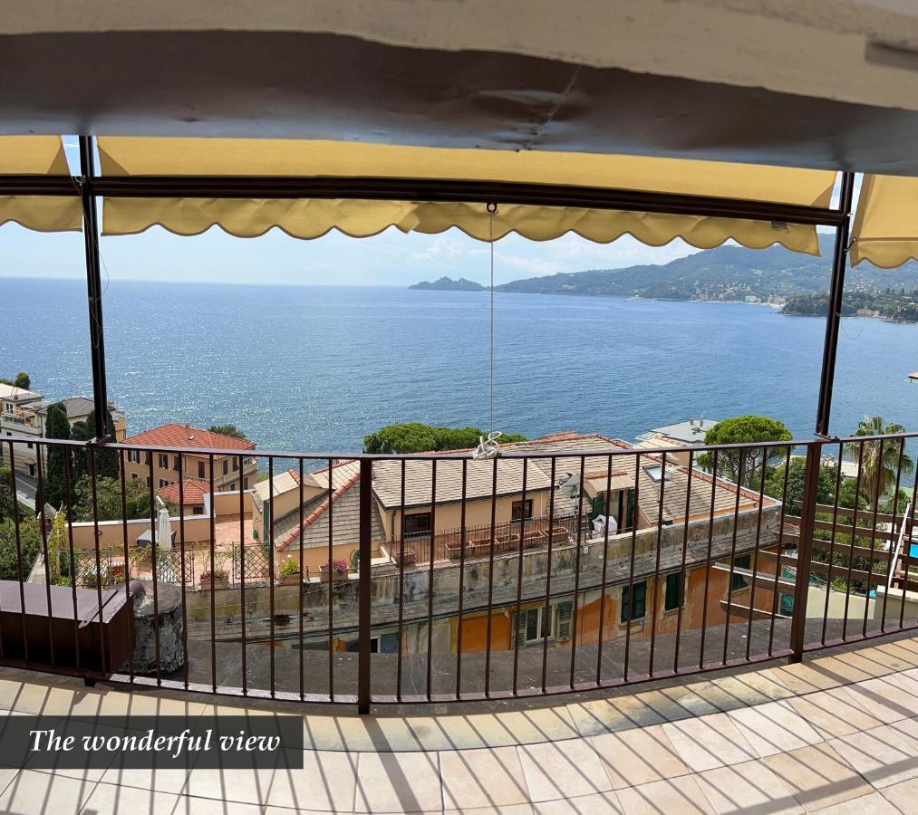 Nautilus Vista Mare Mozzafiato A 180 Gradi- Posto Auto Privato - 2 Camere Matrimoniali Piu 1 Divano Letto Singolo-Sky,Netflix-Wifi 200Mg Rapallo Eksteriør bilde
