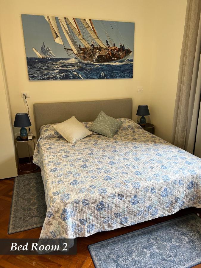 Nautilus Vista Mare Mozzafiato A 180 Gradi- Posto Auto Privato - 2 Camere Matrimoniali Piu 1 Divano Letto Singolo-Sky,Netflix-Wifi 200Mg Rapallo Eksteriør bilde