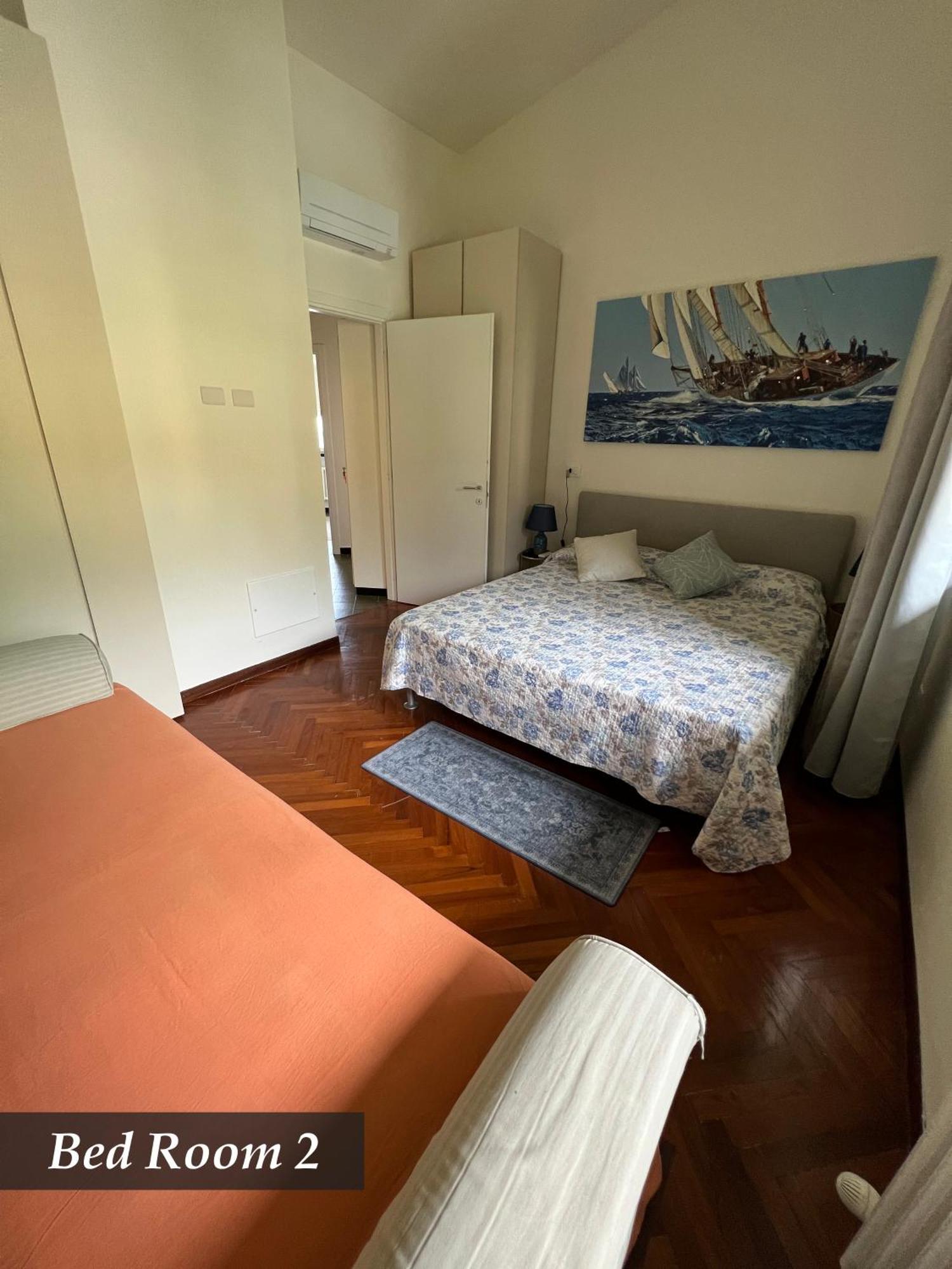 Nautilus Vista Mare Mozzafiato A 180 Gradi- Posto Auto Privato - 2 Camere Matrimoniali Piu 1 Divano Letto Singolo-Sky,Netflix-Wifi 200Mg Rapallo Eksteriør bilde